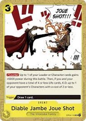 Diable Jambe Joue Shot - OP04-116 - UC - (Kingdoms of Intrigue Pre-release Promo)